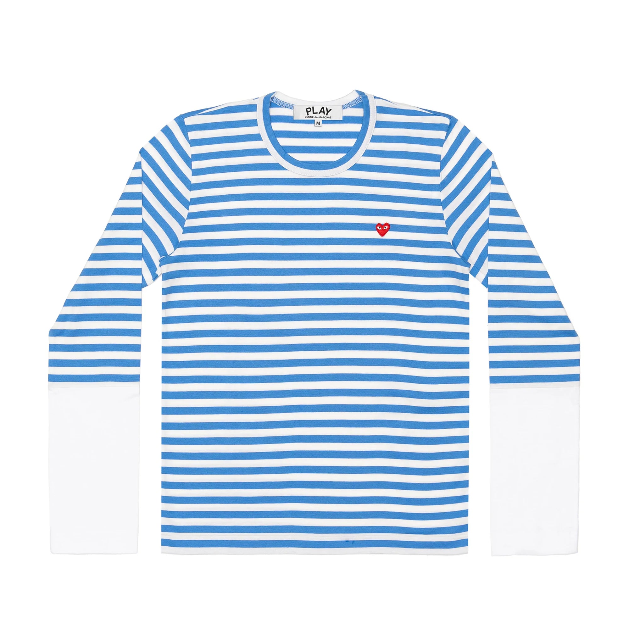 Cdg tee striped hot sale