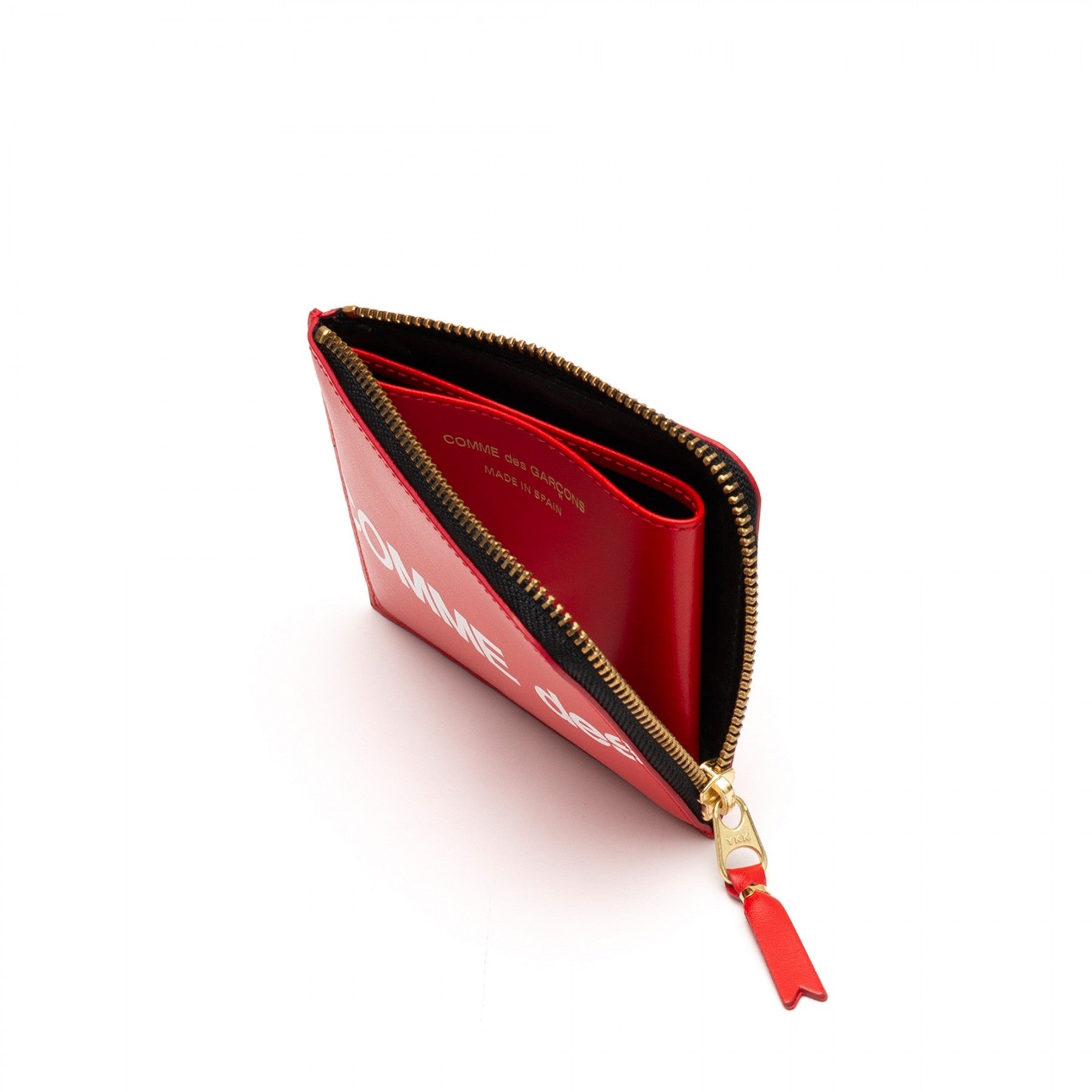Wallet COMME des GARCONS「Huge Logo」赤中古 Buy Comme des Garcons Wallet Huge Logo in rot | SA0110HL-2