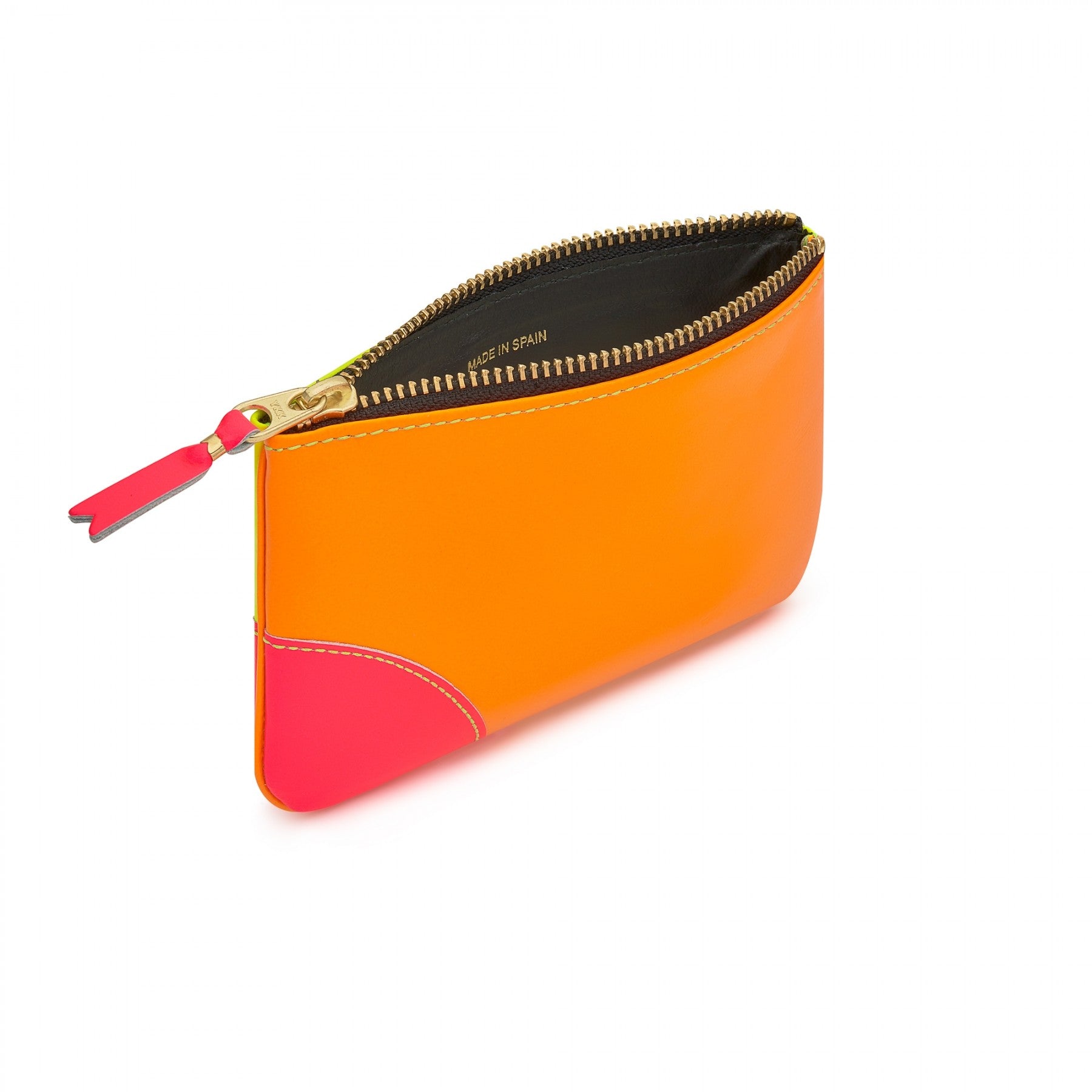 コム デ ギャルソンwallet super fluo poach Comme Des Garcons super fluo pouch, orange and blue – Kick Pleat